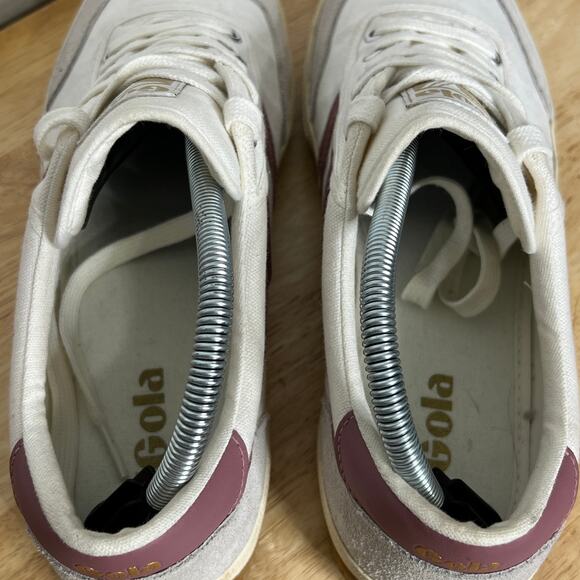 Gola Badminton Low Top Sneakers Dusty Rose Shoe Size 11 - Picture 10 of 11